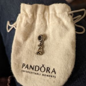 Pandora silver dog dangle